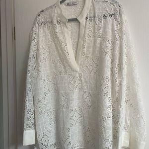 Zara White Tunic - XL